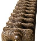 Decorative 765mm Rococo 3 column Cast Iron Radiators assembled and finished to your exact requirements
